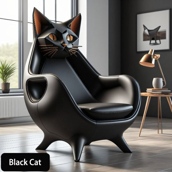 Merry Christmas!💝QVC-🔥Clearance Sale🐱Art design Cat Chair-1008