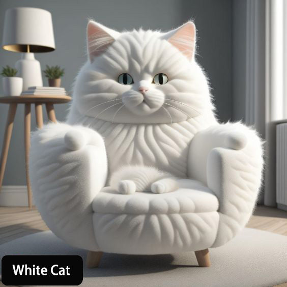 Merry Christmas!💝QVC-🔥Clearance Sale🐱Art design Cat Chair-1008