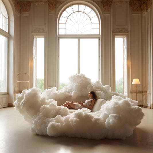 Embrace Serenity with the Cloud Couch: Inspired by the Softness of Clouds