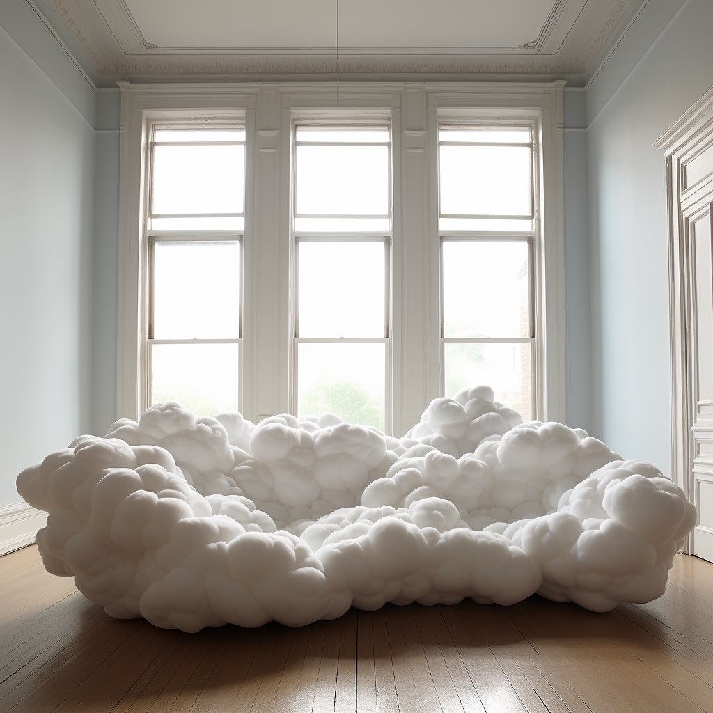 Embrace Serenity with the Cloud Couch: Inspired by the Softness of Clouds