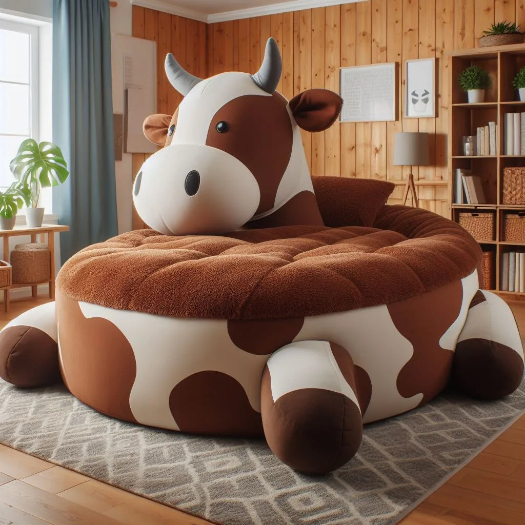 Cow-Shaped Sofa: Embrace Whimsy in Your Living Space