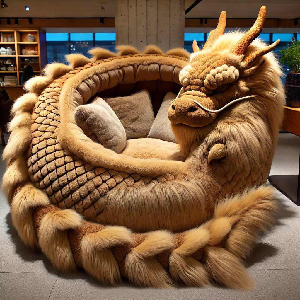 Giant Dragon Loungers: Unleash Mythical Comfort in Your Home