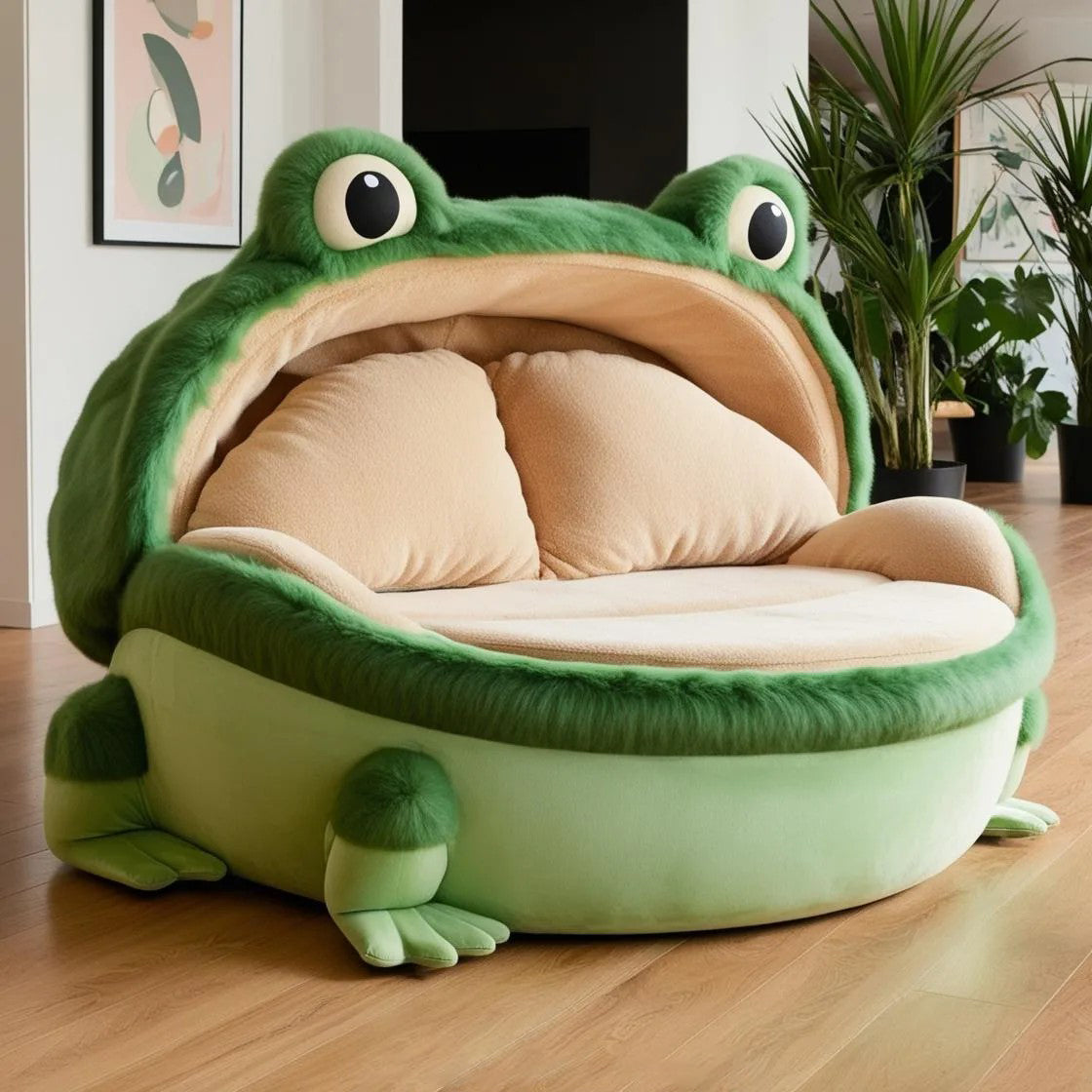 Giant Frog Loungers: Jump into Cozy, Nature-Inspired Seating