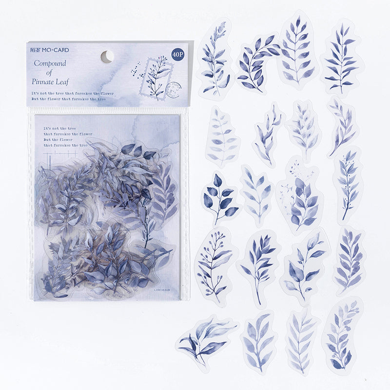 Flower and Plant Stickers 40PCS