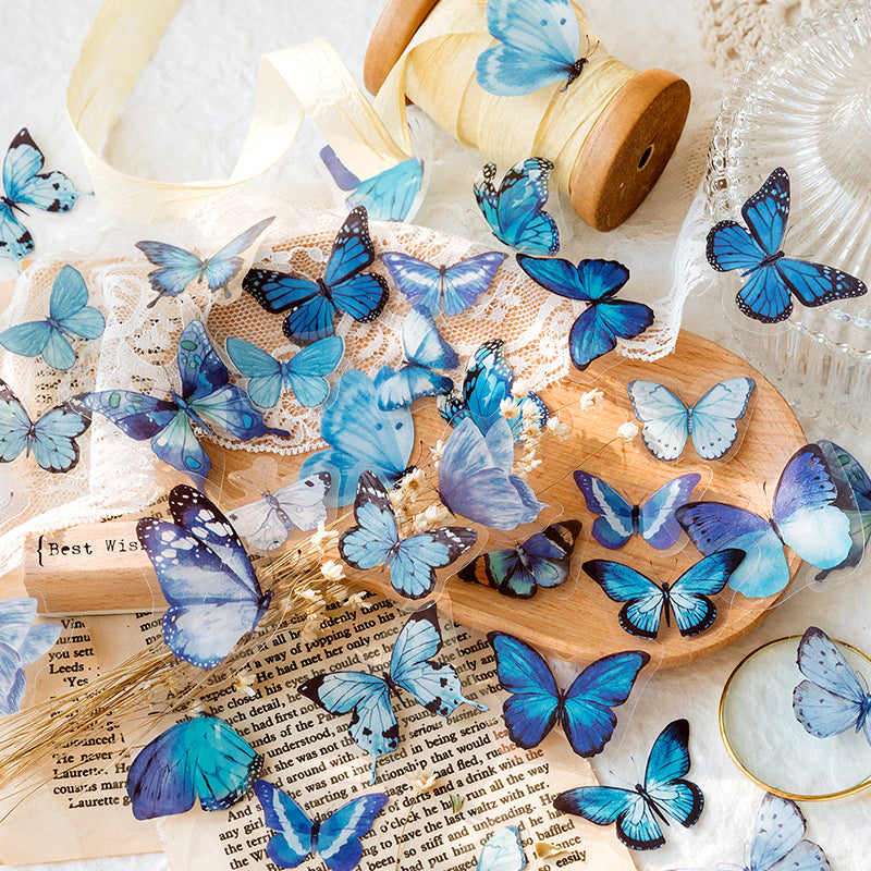 Vintage Butterfly Sticker